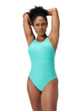SPEEDO Цял бански SOLID HIGHNECK