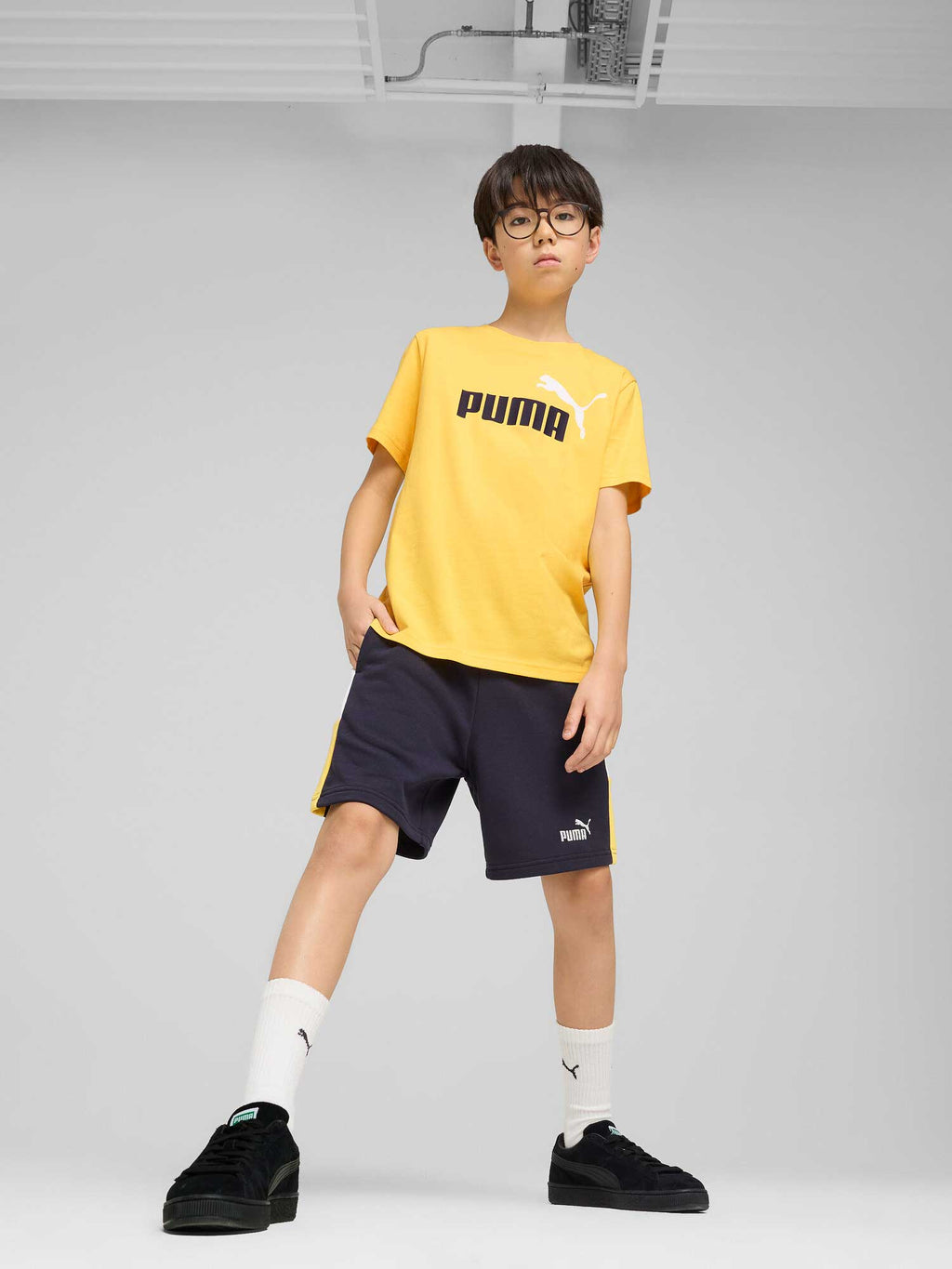 PUMA Къси панталони ESS BLOCK Shorts TR B
