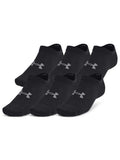 UNDER ARMOUR Чорапи UA Essential No Show 6pk