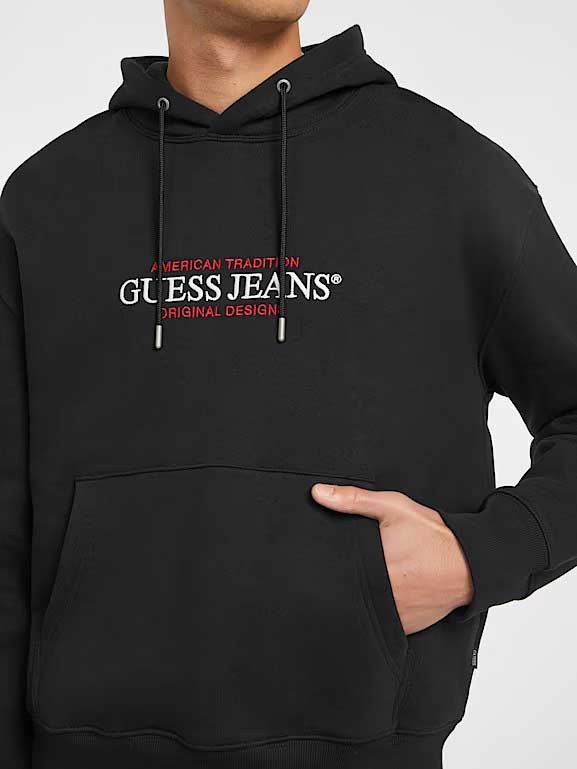 GUESS JEANS Суитшърт GJ HOOD REG AMERICA TRAD SWEAT