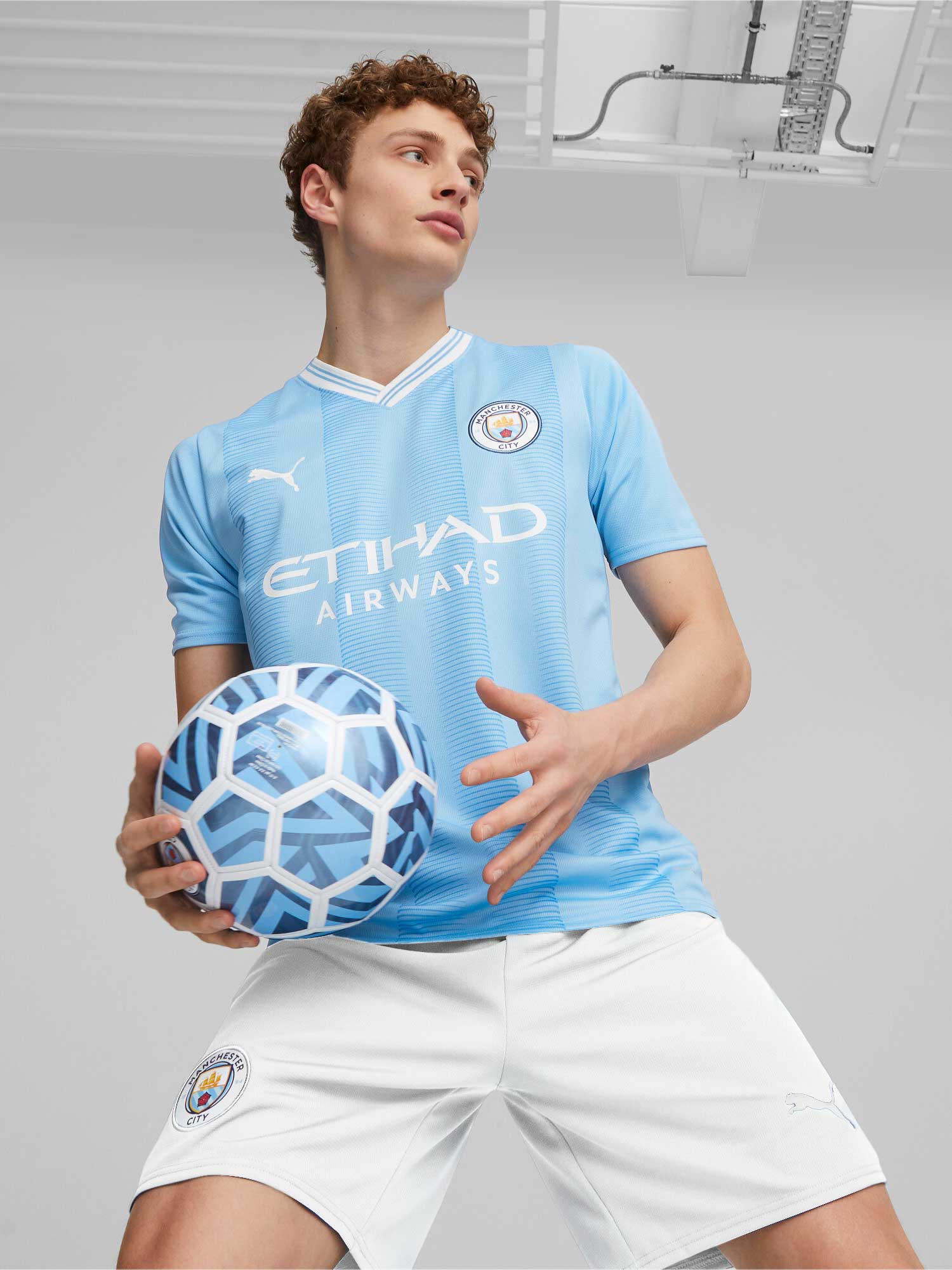 PUMA Тениска MCFC Home Jersey Replica