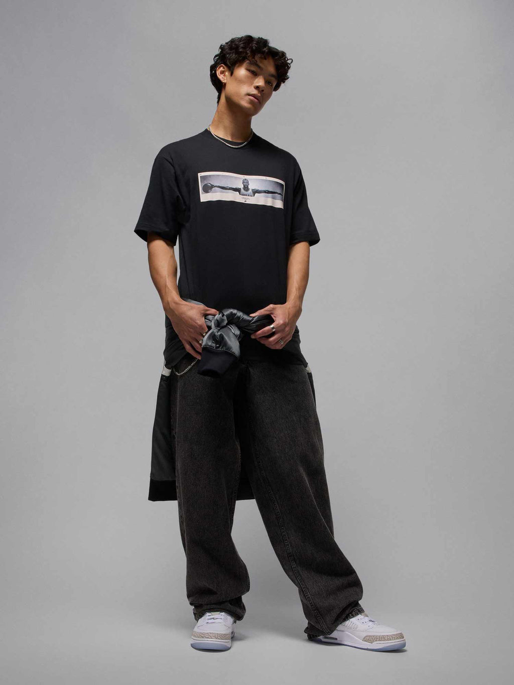 JORDAN Тениска M J NC WINGS PHOTO SS CREW