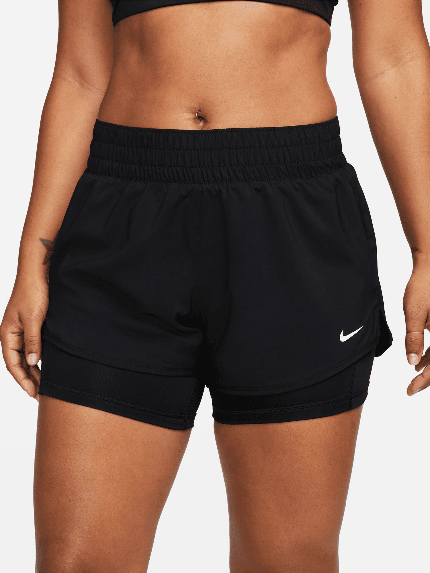 NIKE Къси панталони W NK ONE DF MR 3IN 2N1 SHORT