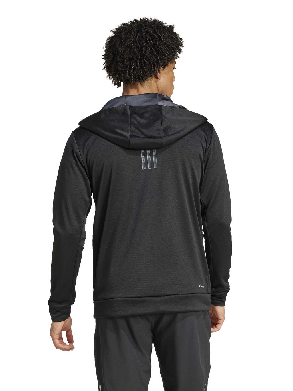 ADIDAS PERFORMANCE Суитшърт Train Essentials Camo Full-Zip Hoodie
