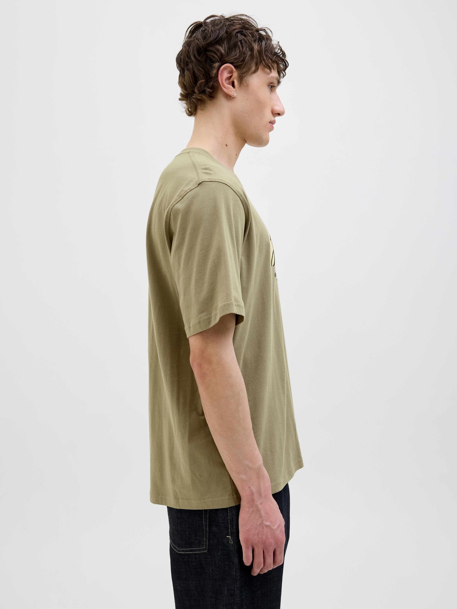 JACK & JONES Тениска JORFREDERIKSBERG BOX SCRIPT TEE SS CN LN
