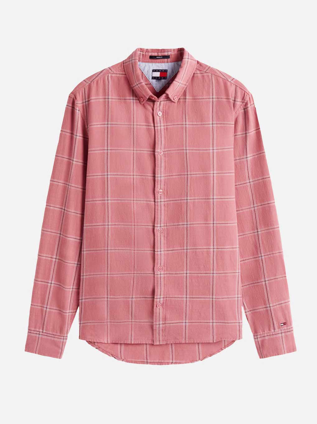 TOMMY JEANS Риза TJM ESSNTL TWILL CHECK REG SHI