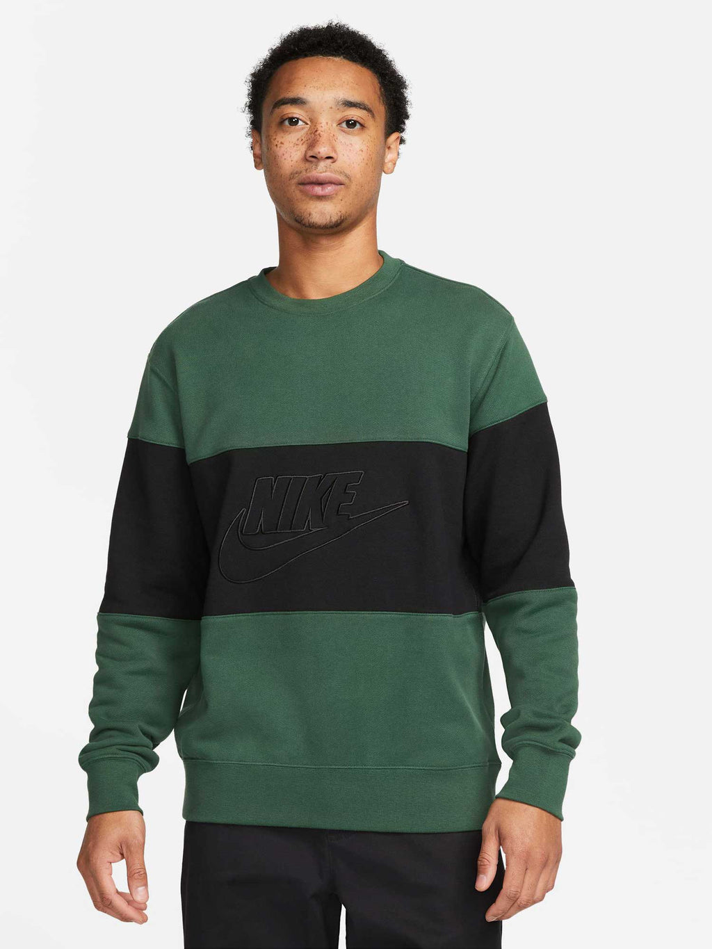 NIKE Блуза M NK CLUB+ FT CREW CB