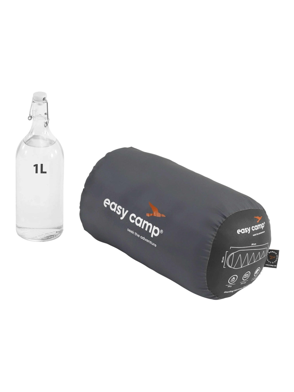 EASY CAMP Спален чувал Starling Mummy Black 8°C