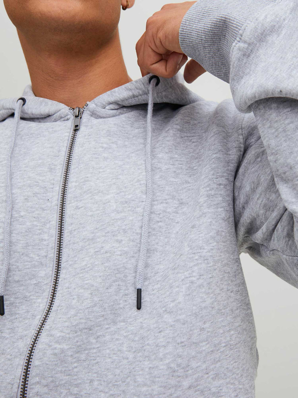 JACK & JONES Суитшърт JJEBRADLEY SWEAT ZIP HOOD NOOS