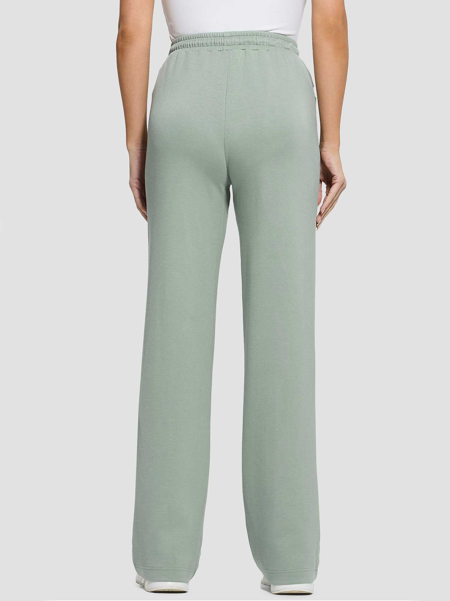 GUESS Спортно долнище GELSEY STRAIGHT LEG PANTS