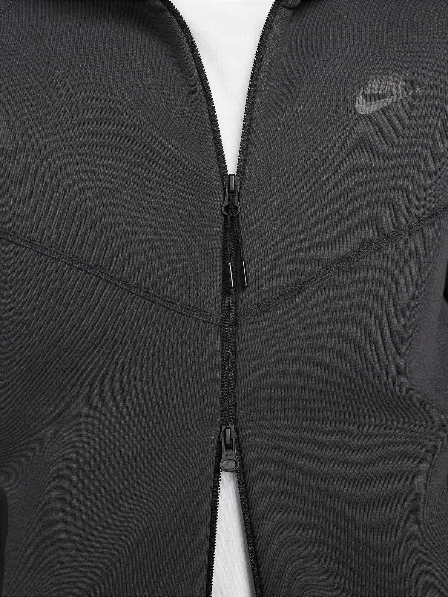 NIKE Суитшърт M NK TCH FLC FZ WR HOODIE