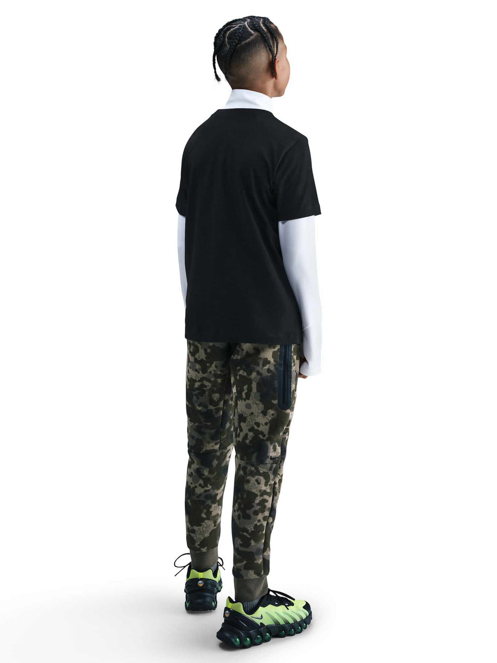 NIKE Тениска K NSW TEE SWOOSH SPT