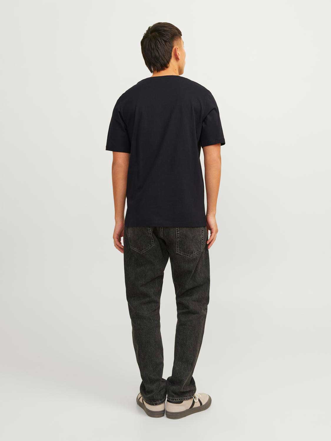 JACK & JONES Тениска JJELOGO TEE SS O-NECK 2 COL AW24 SN
