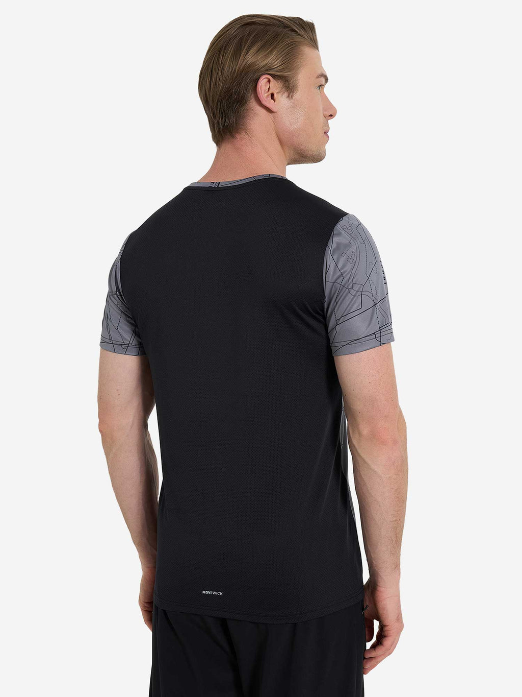 DEMIX Тениска M D Running Urban AOP SS T-Shirt