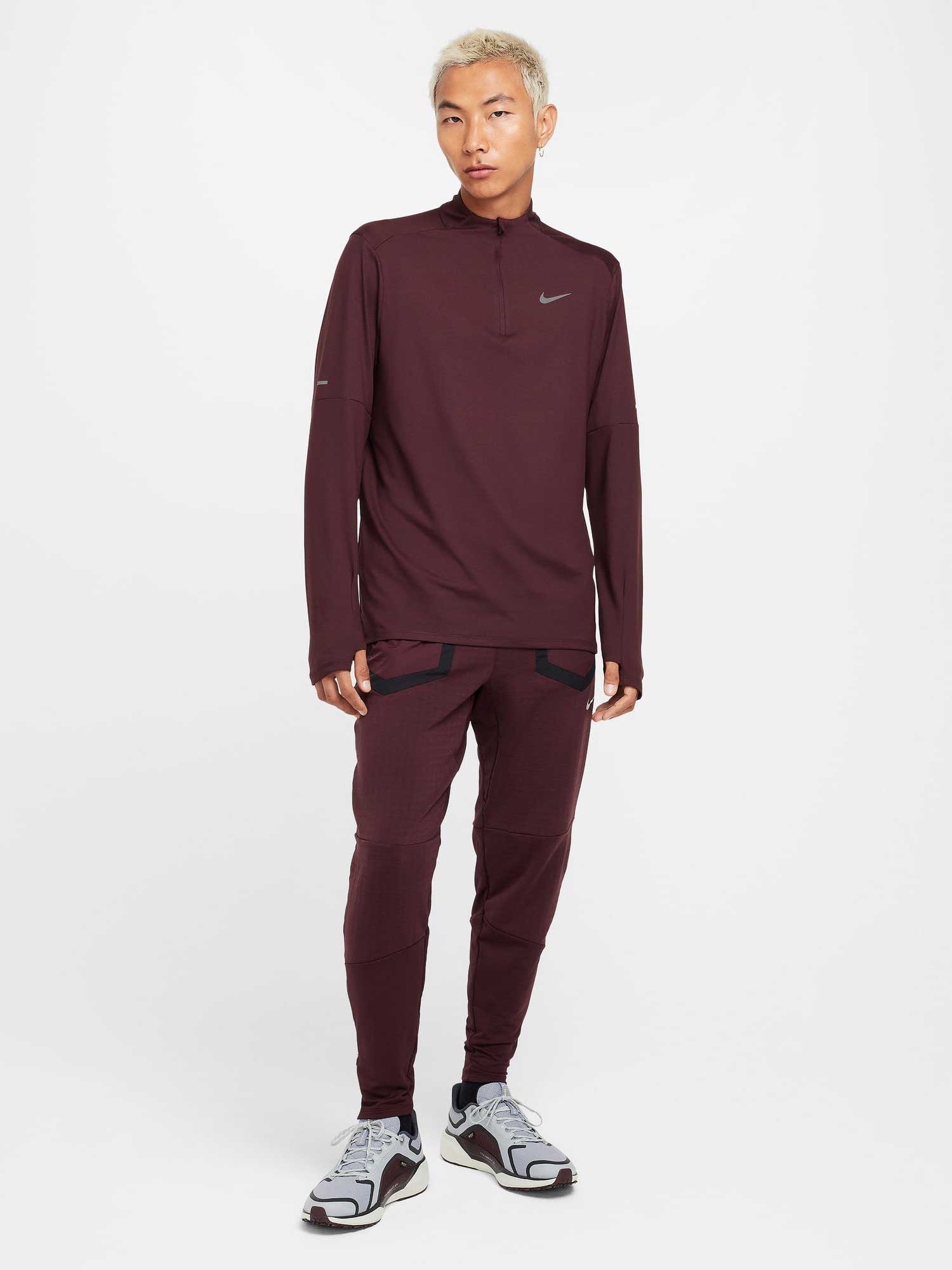 NIKE Блуза M NK DF ELMNT TOP HZ