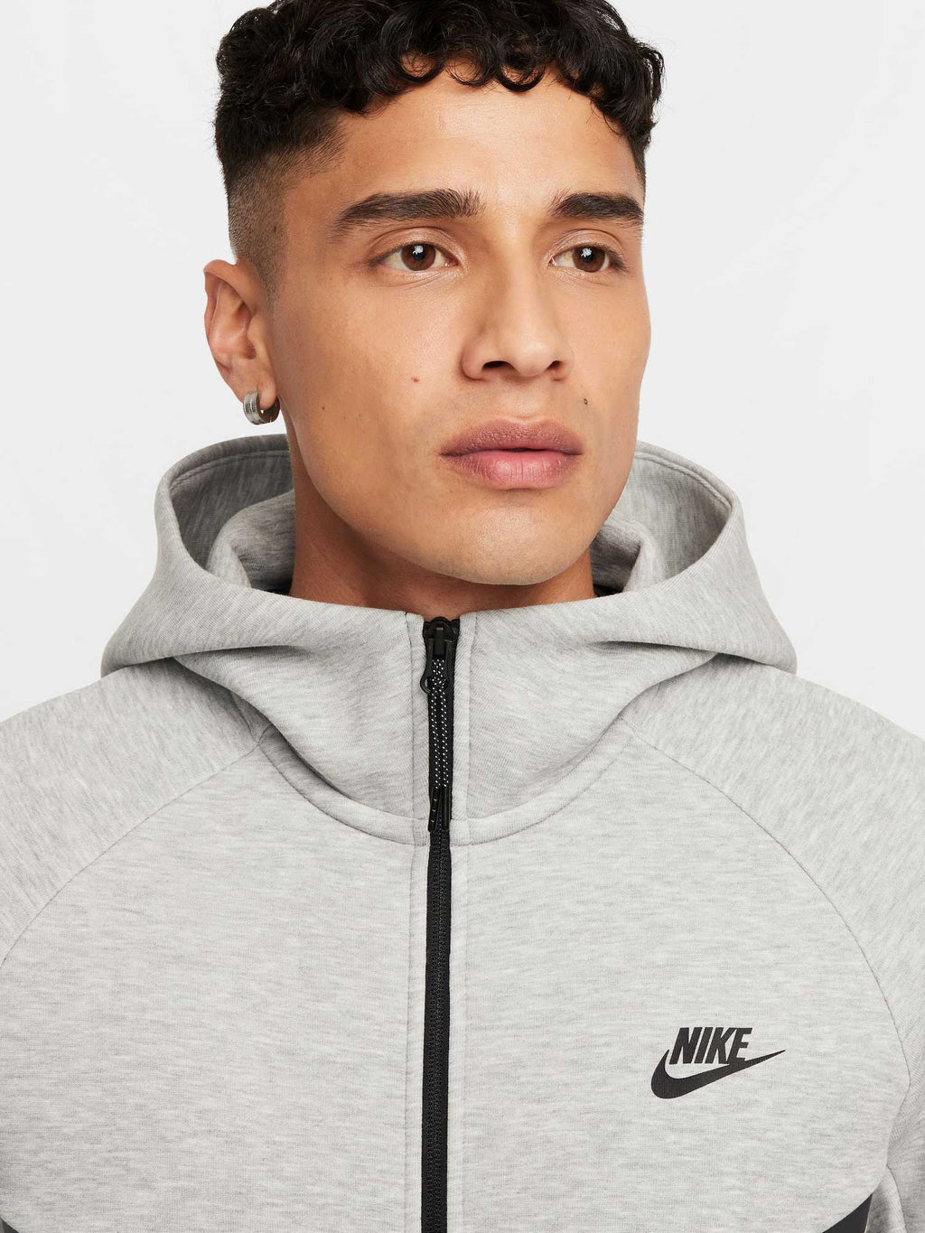 NIKE Суитшърт M NK TCH FLC FZ WR HOODIE