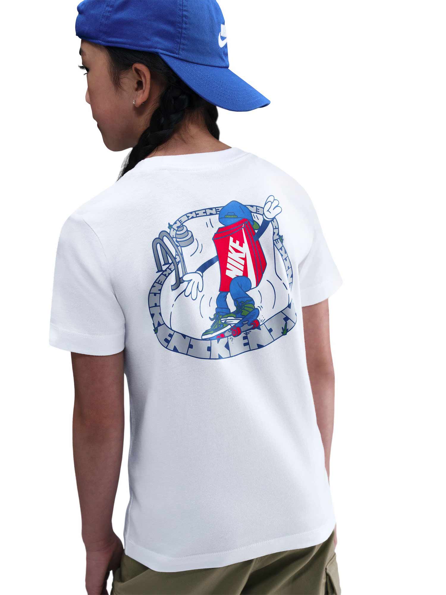 NIKE Тениска K NSW TEE BOXY SMITH
