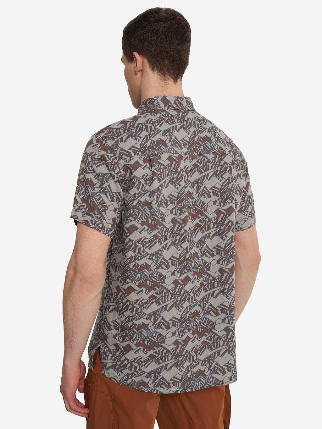 CORDILLERO Риза Travel Male SS Shirt AOP linen