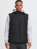 BLEND Елек BHELWIN vest w. jersey hood