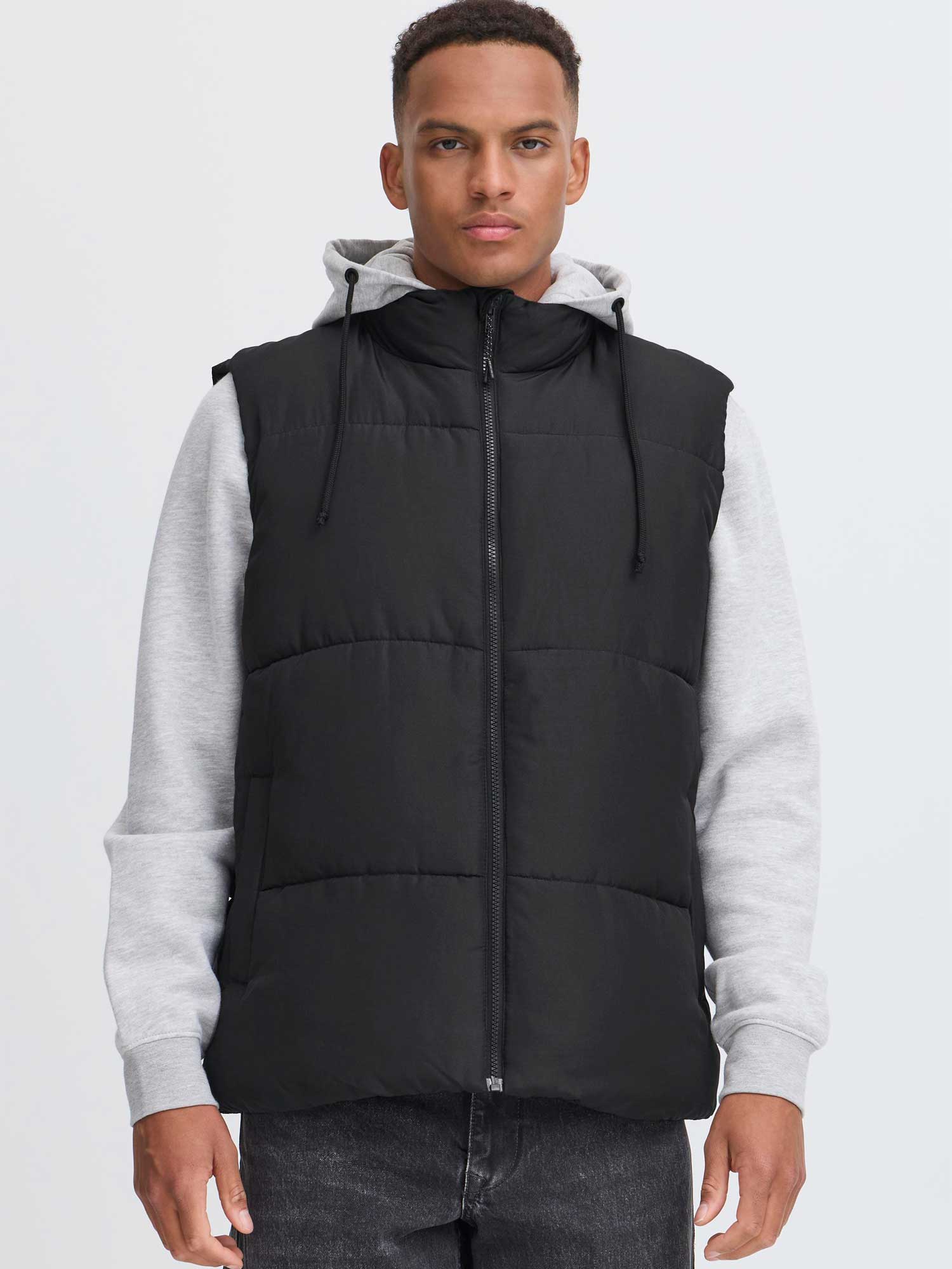 BLEND Елек BHELWIN vest w. jersey hood