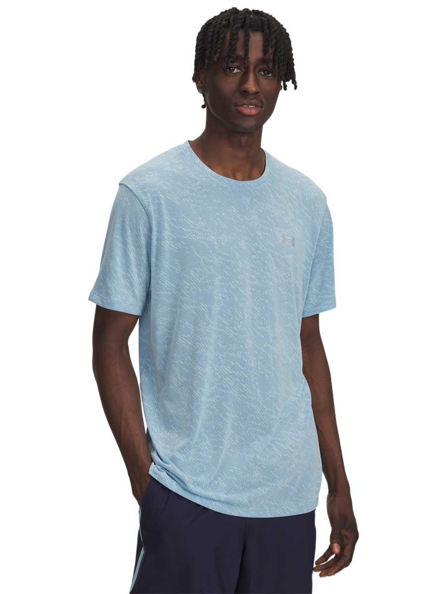 UNDER ARMOUR Тениска Launch Camo Shortsleeve
