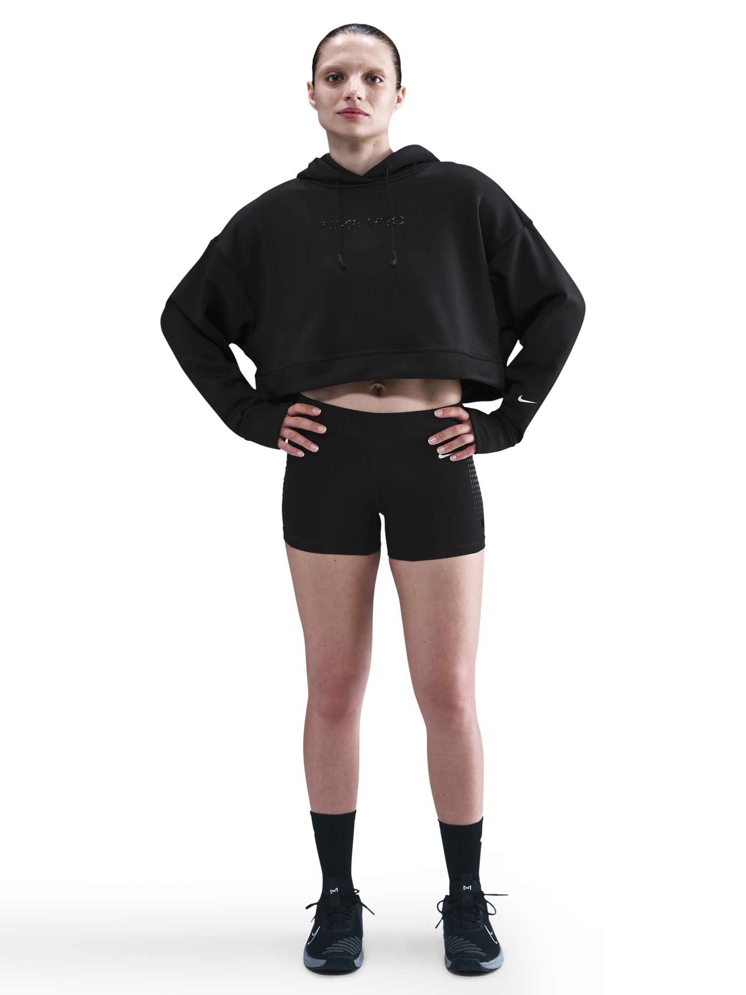 NIKE Суитшърт W NP TF FLC HOODIE GG GRX
