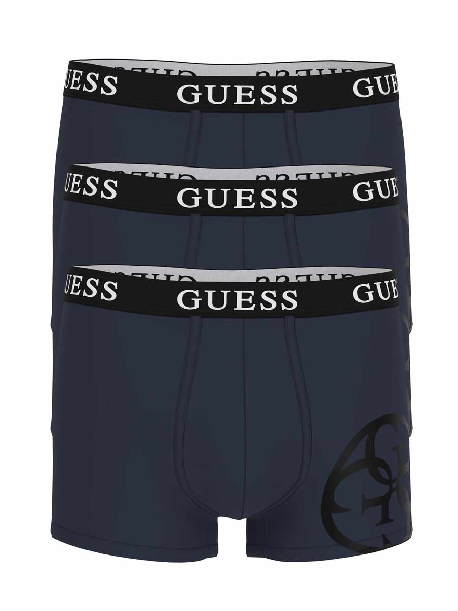 GUESS Бельо PLACED LOGO BOXER TRUNK 3 PACK