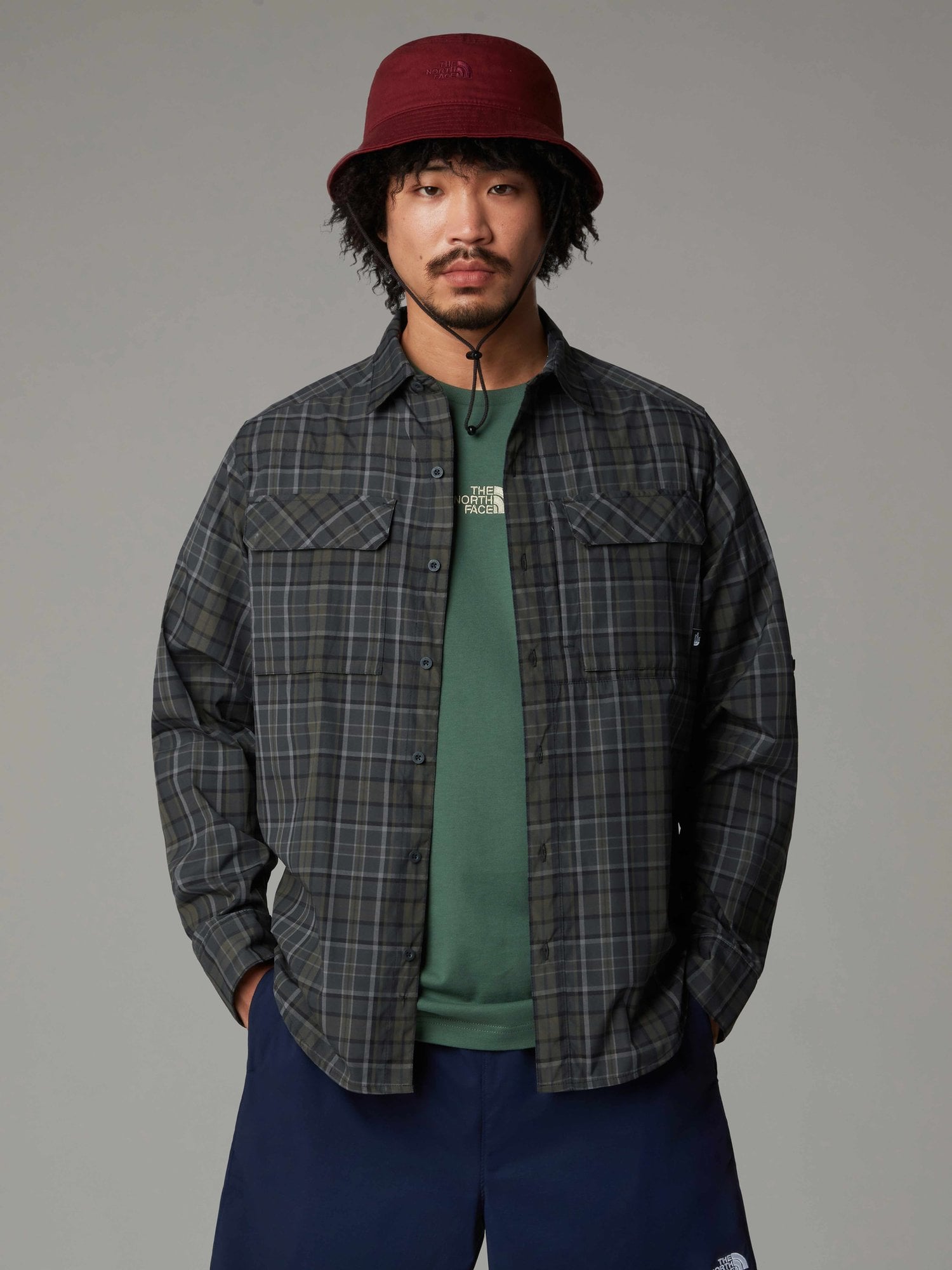 THE NORTH FACE Риза M SEQUOIA PLAID SHIRT