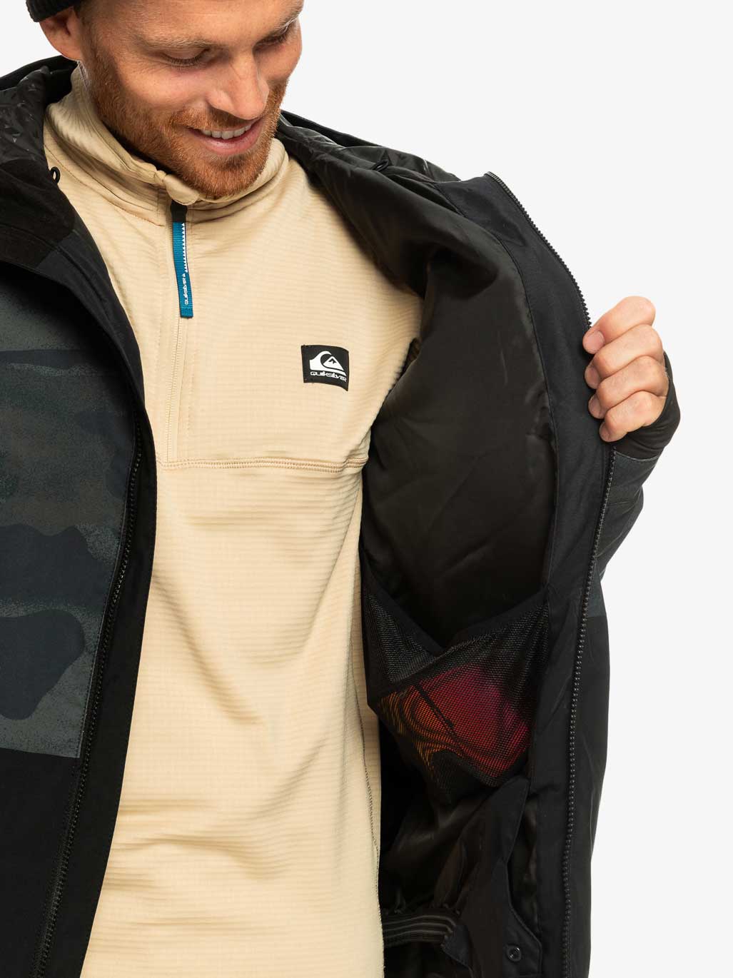 QUIKSILVER Сноуборд яке MISSION PRINTED BLOCK JK