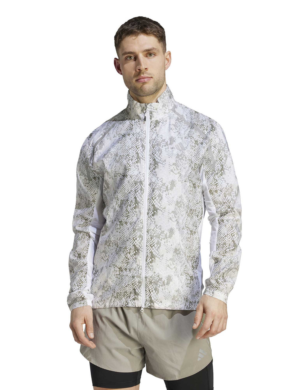 ADIDAS PERFORMANCE Спортно горнище Allover Print Marathon Jacket