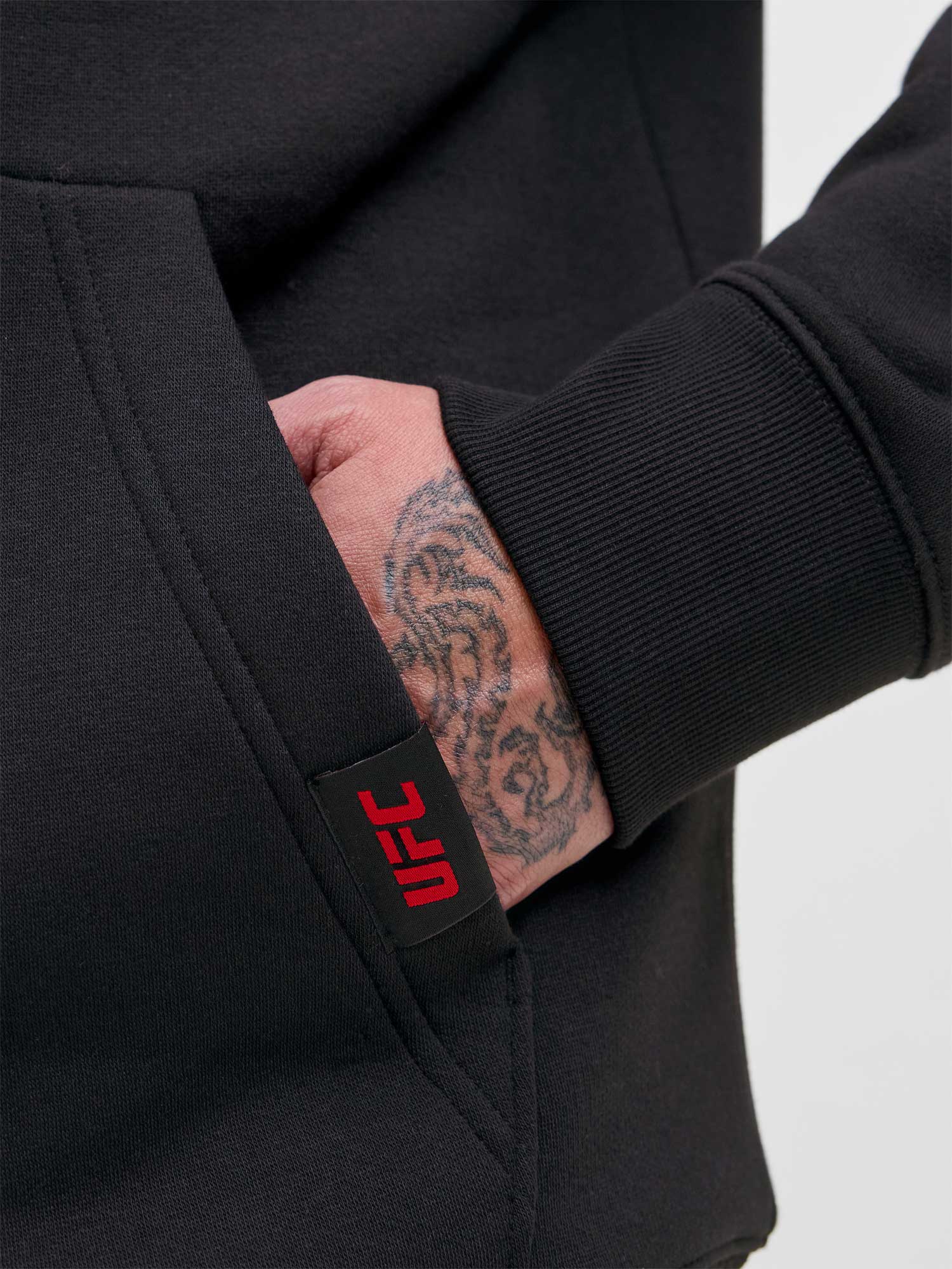 JACK & JONES Суитшърт JCOUFC SWEAT HOOD STYD