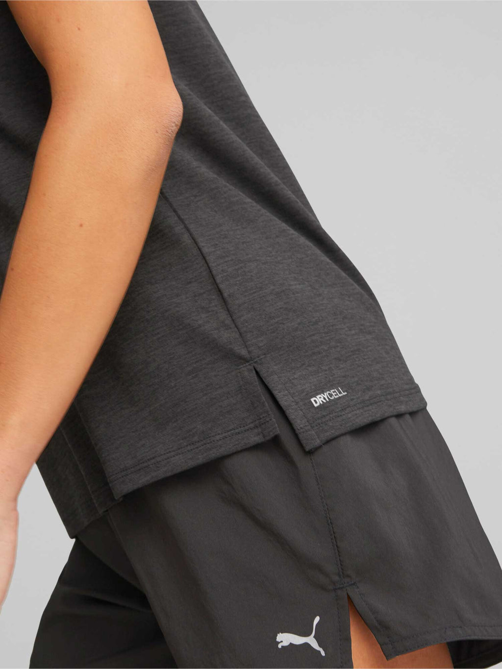 PUMA Тениска RUN FAVORITE HEATHER SS W