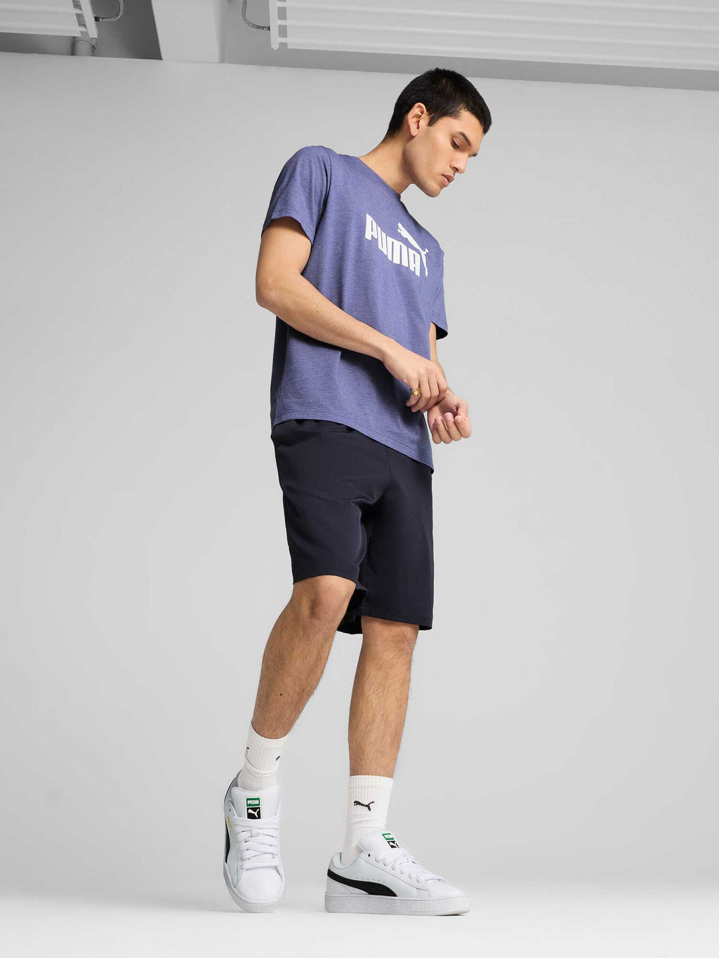 PUMA Тениска ESS No. 1 Logo Heather Tee (s)