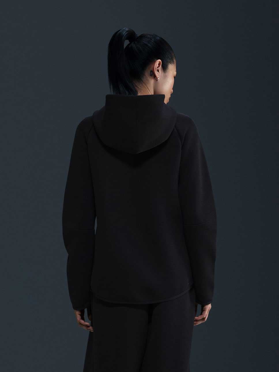 NIKE Суитшърт W NSW TCH FLC WR FZ HDY 2