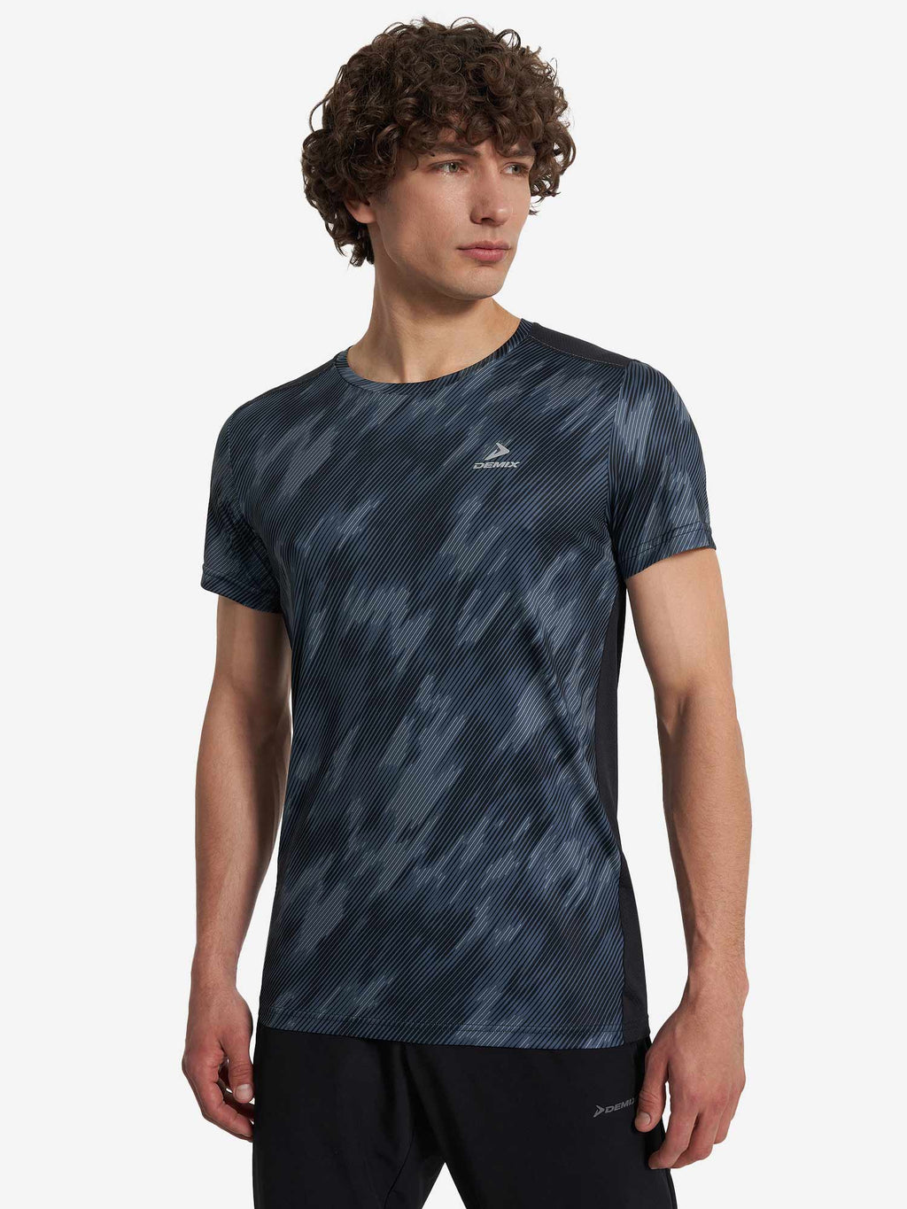 DEMIX Тениска M D Running Urban AOP SS T-Shirt