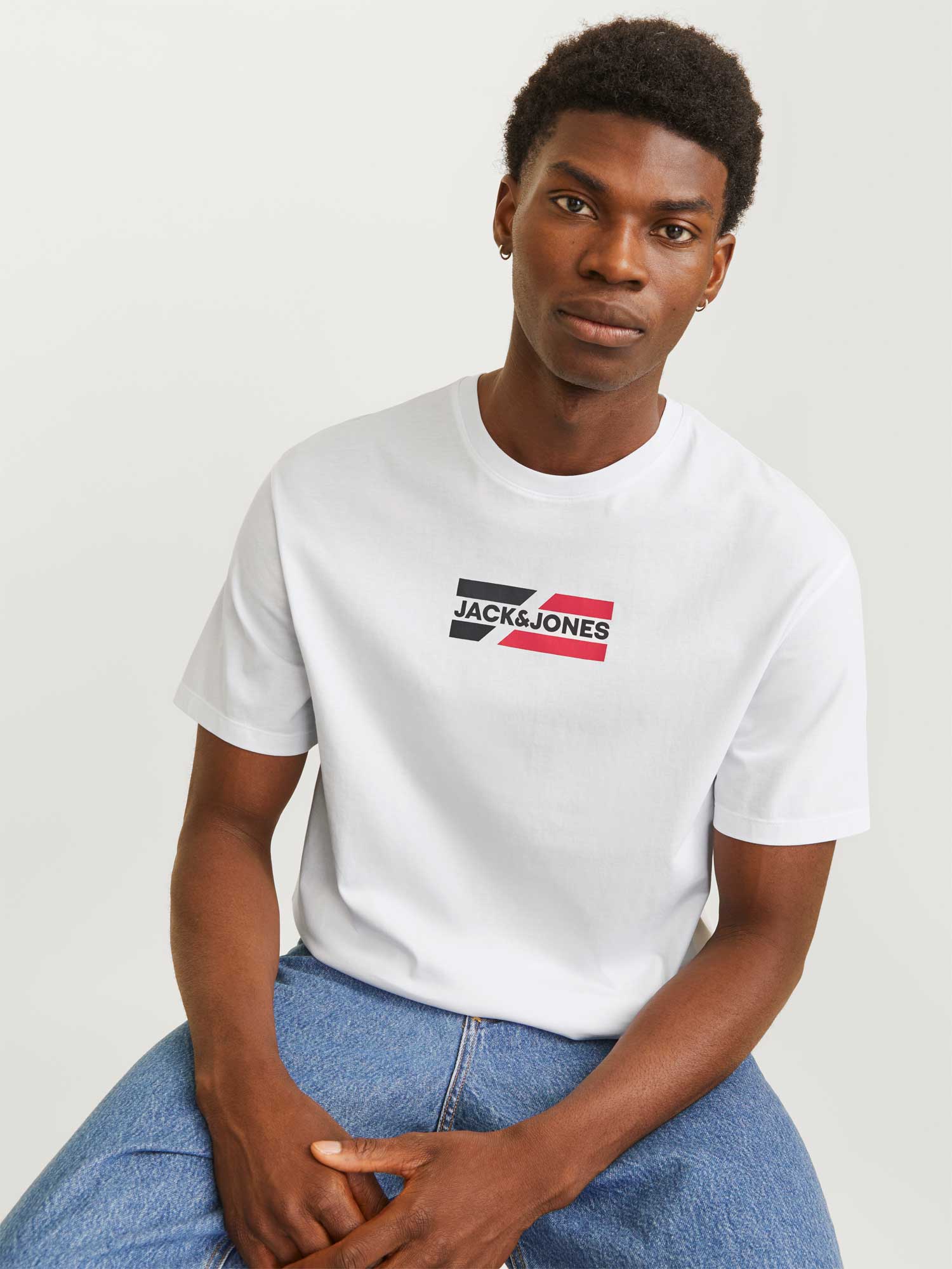 JACK & JONES Тениска JJECORP GRAPHIC TEE SS O-NECK NOOS