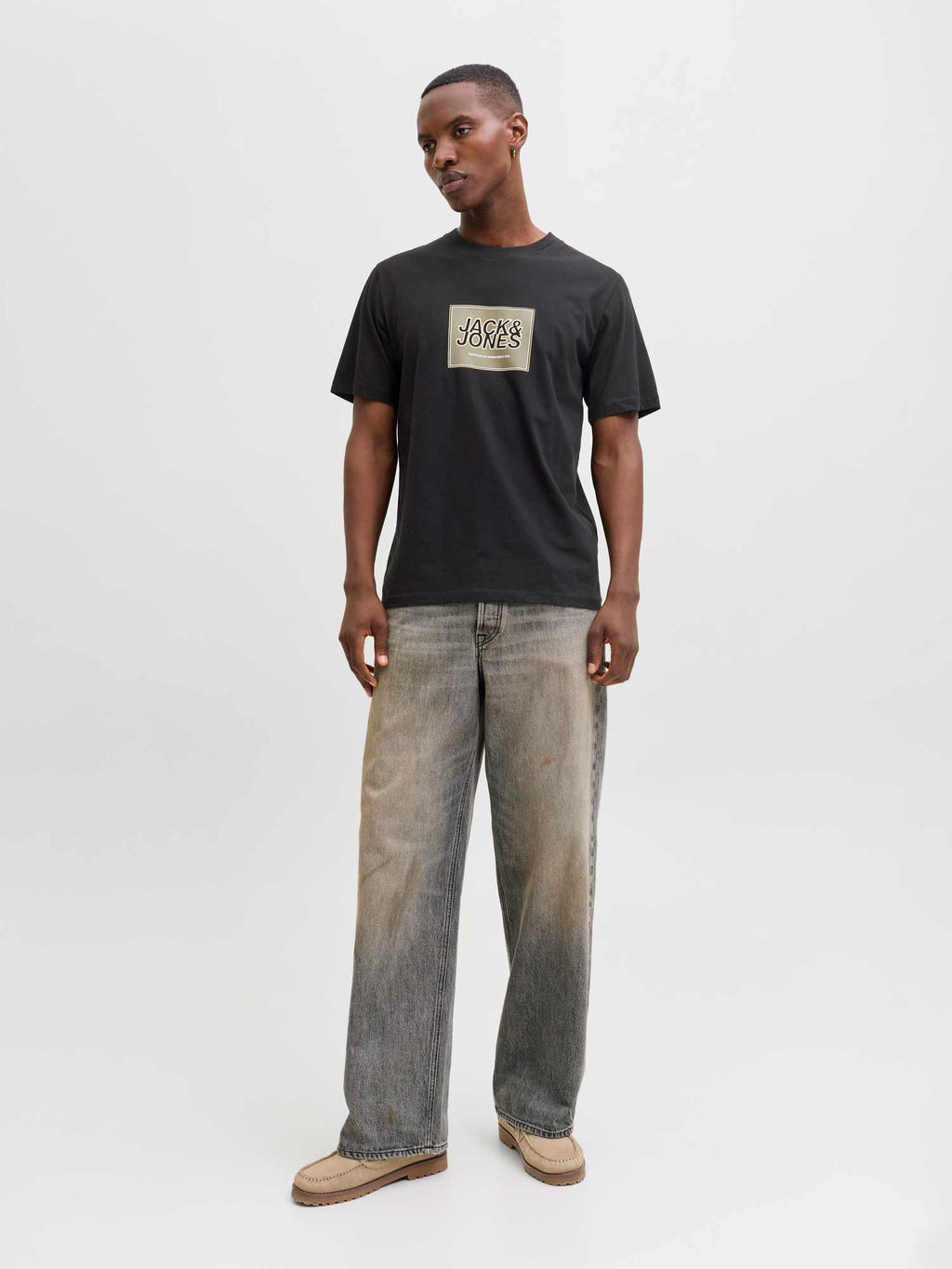 JACK & JONES Тениска JJRAIN TEE SS CREW NECK