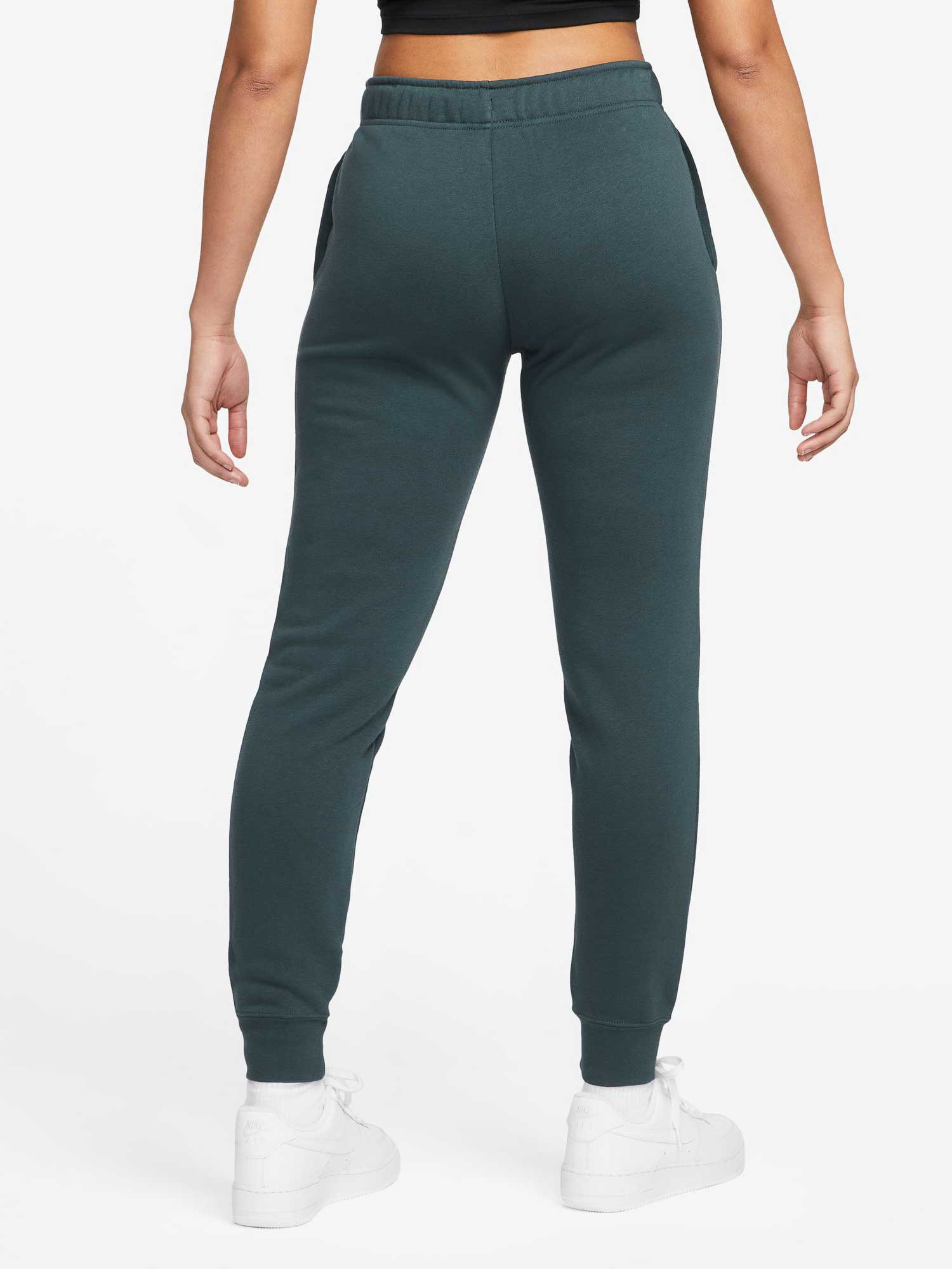 NIKE Спортно долнище W NSW CLUB FLC SHINE MR PANT