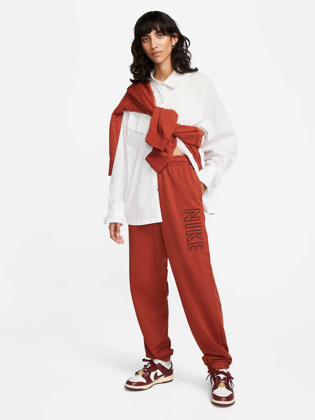NIKE Спортно долнище W NSW FT OS HR JOGGER SW