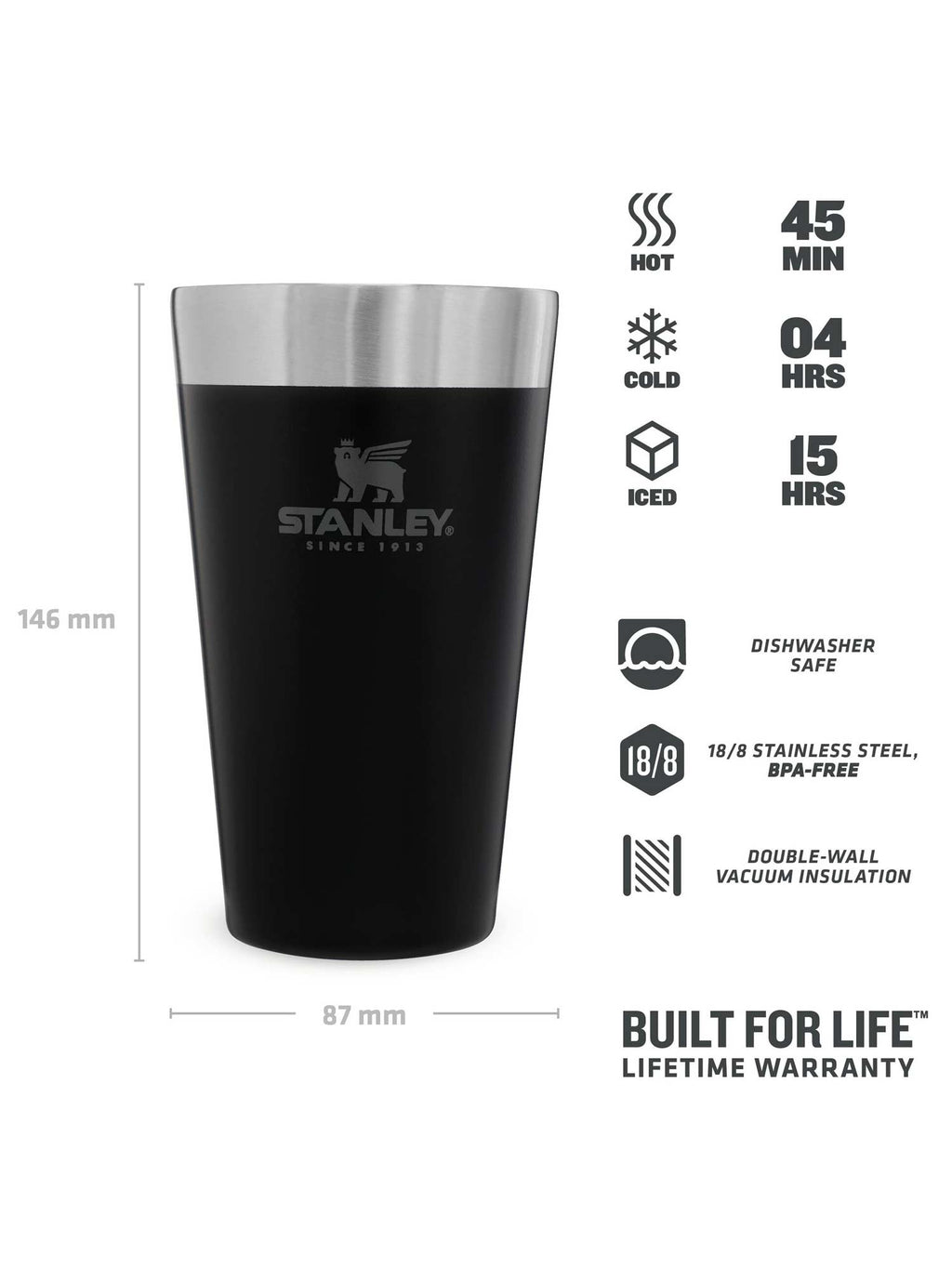 STANLEY Термо чаша за бира The Stacking 0.47L