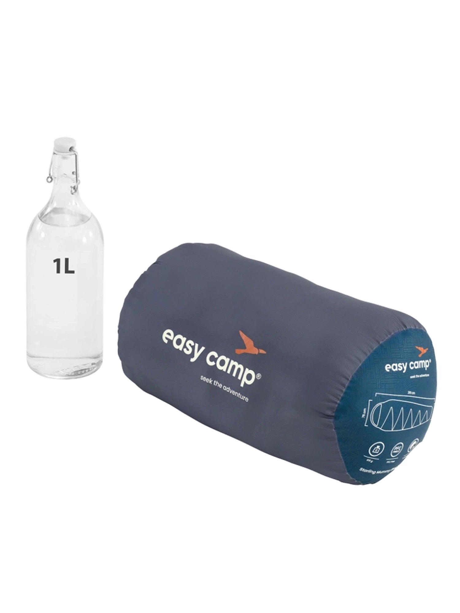 EASY CAMP Спален чувал Starling Mummy Blue 8°C