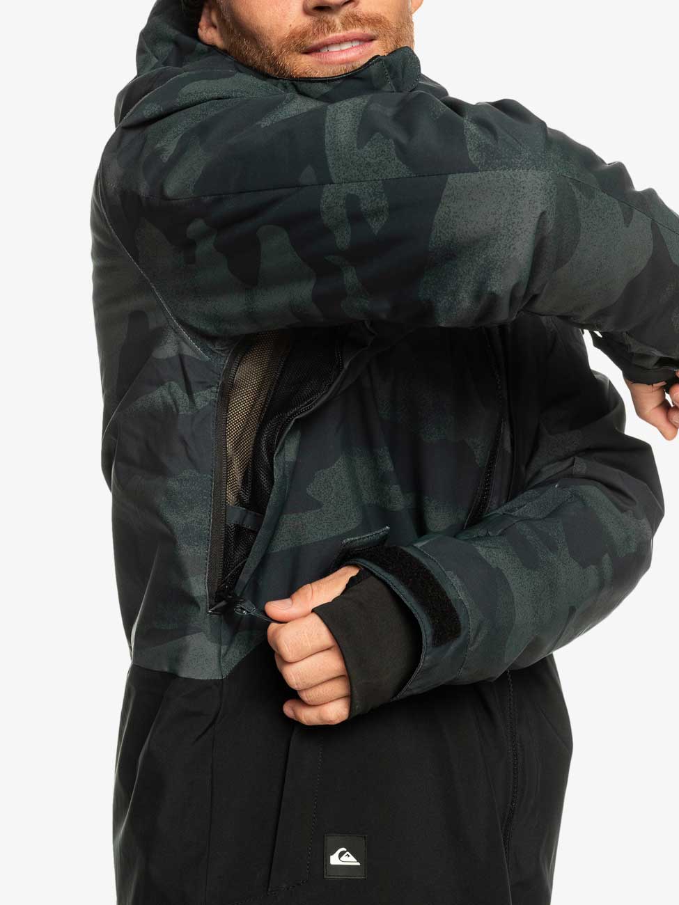 QUIKSILVER Сноуборд яке MISSION PRINTED BLOCK JK