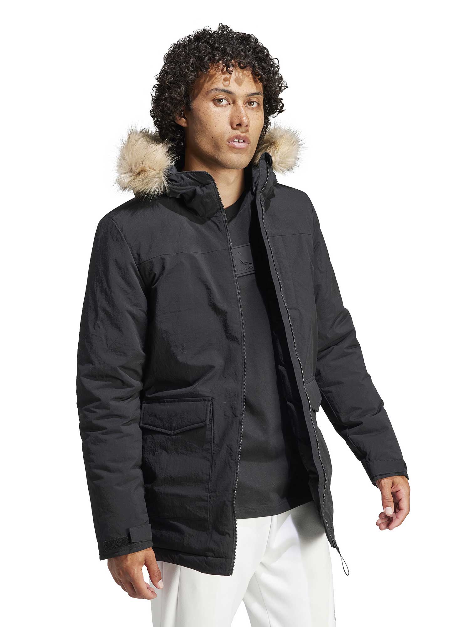 ADIDAS SPORTSWEAR Яке Hooded Fur Parka
