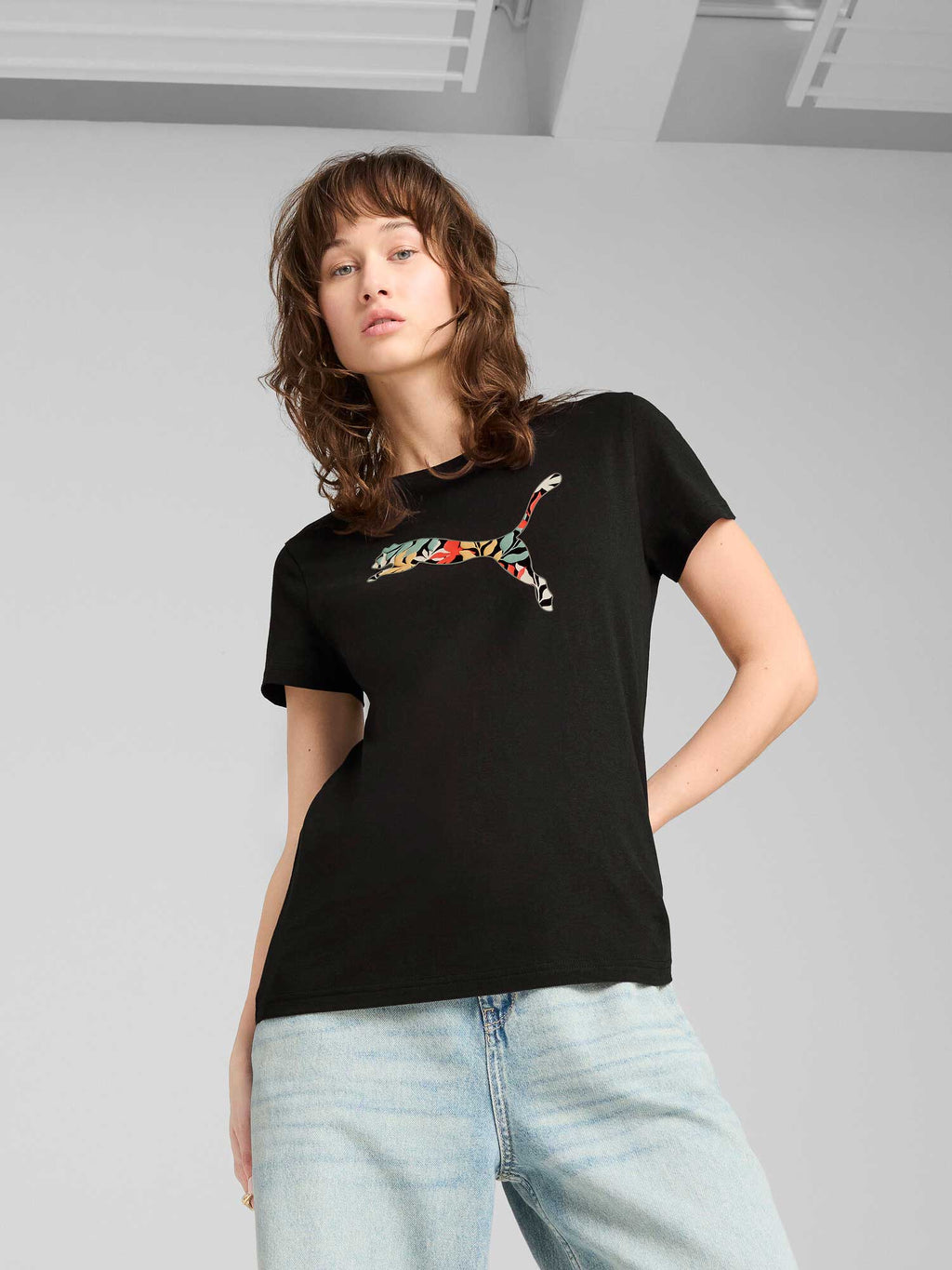 PUMA Тениска GRAPHICS Floral LogoTee