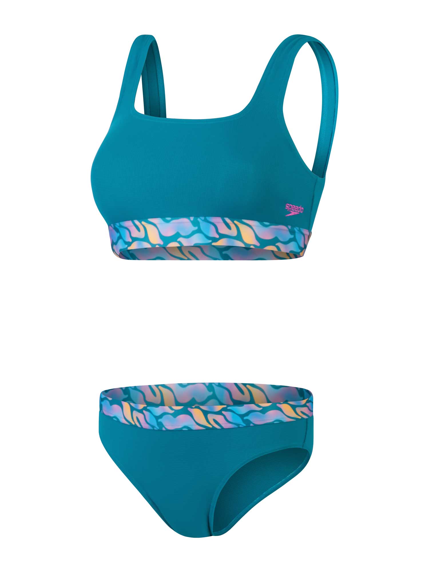 SPEEDO Бански 2 части WOMENS TEXTURED DEEP U-BACK