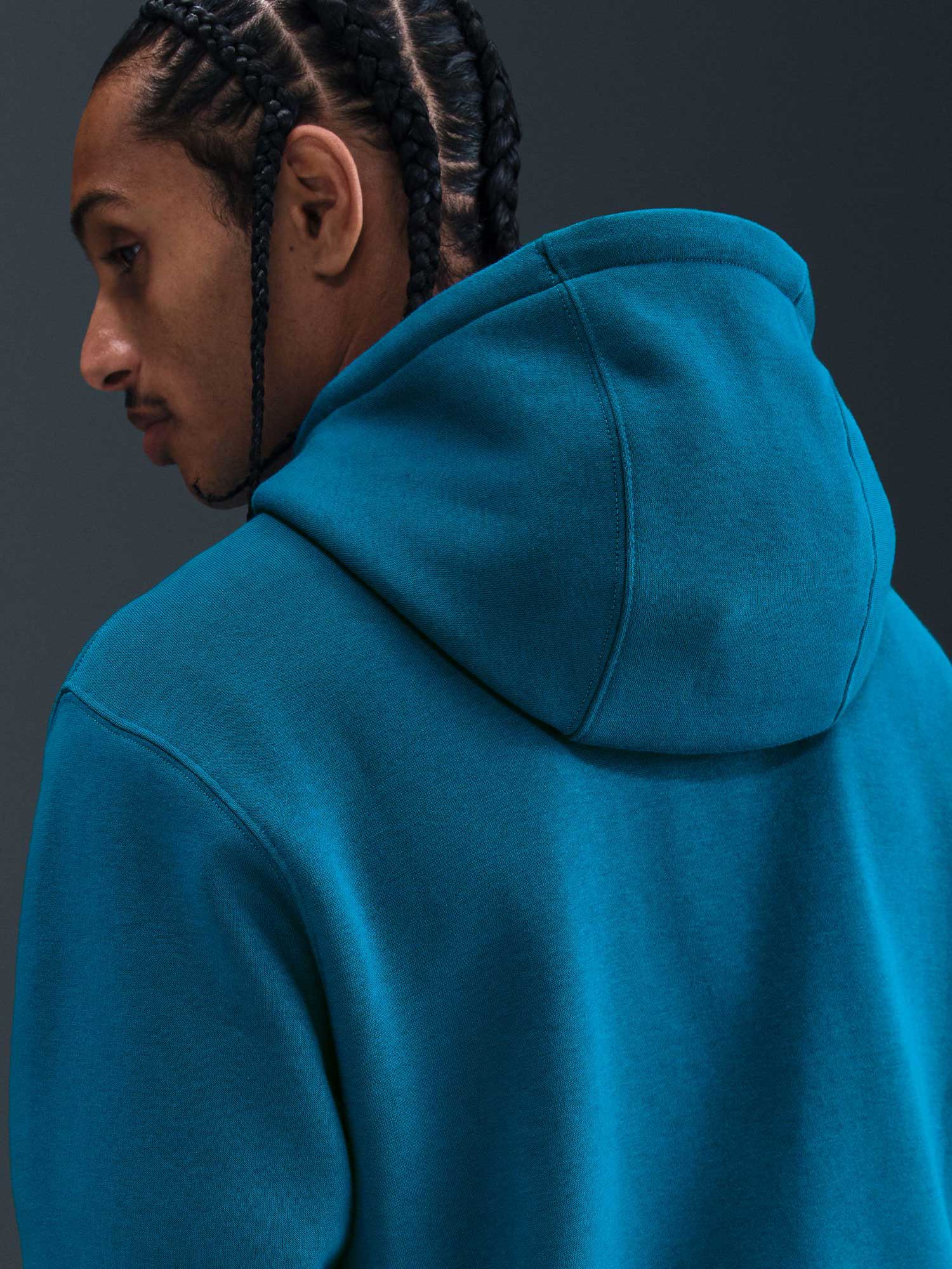 NIKE Суитшърт M NK CLUB BB PO GFX HOODIE