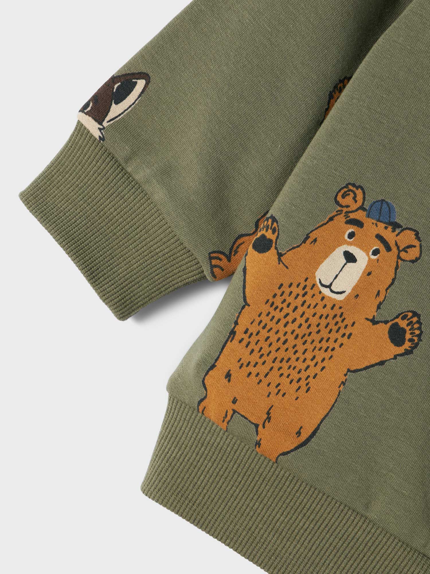 NAME IT Блуза NMMOLANDER NREG LIGHT SWEAT BRU