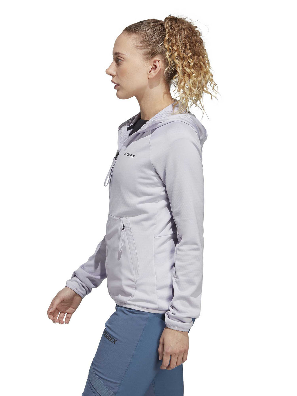ADIDAS PERFORMANCE Суитшърт Terrex Tech Flooce Light Hooded Hiking