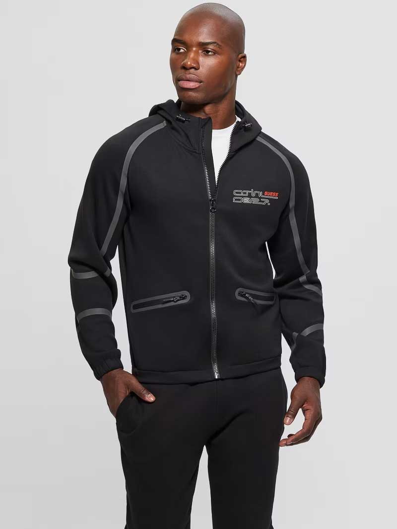 GUESS Суитшърт FALKOR ZIP HOODIE SWEATSHIRT