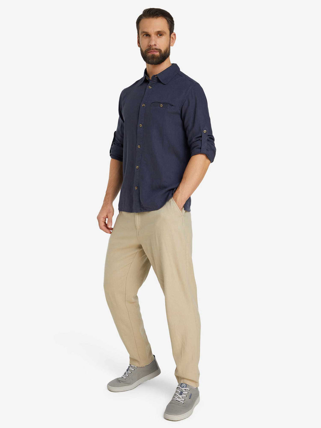 OUTVENTURE Риза Travel Mens Linen LS Shirt